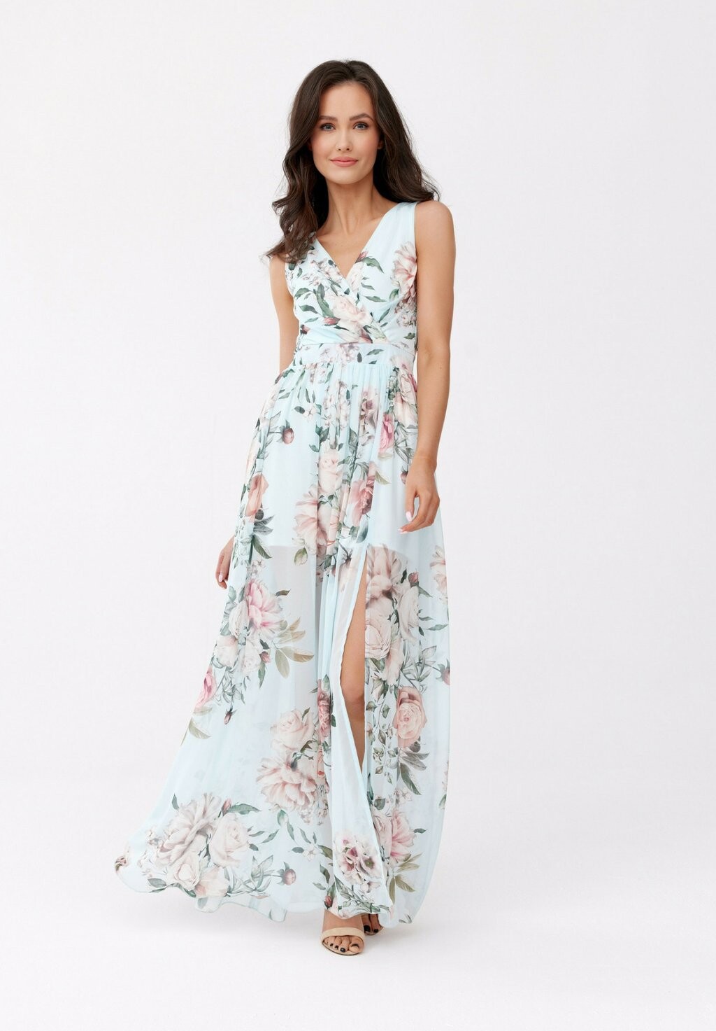 

Длинное платье Roco Fashion, мультиколор