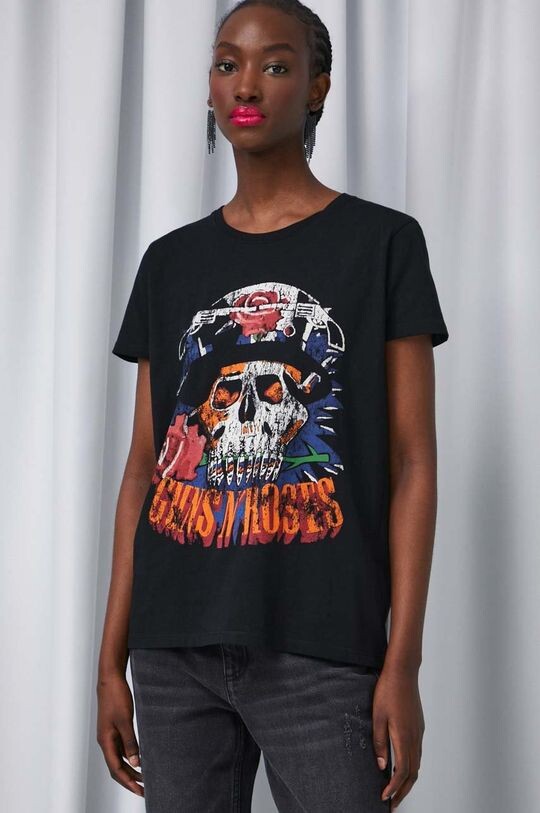 

Хлопковая футболка Guns N' Roses Medicine, черный