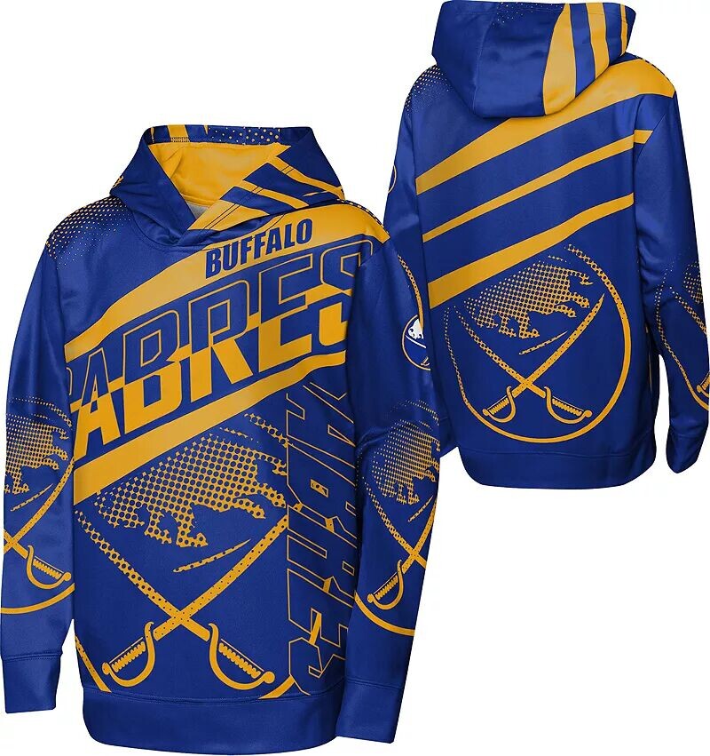 

Outerstuff НХЛ Youth Buffalo Sabers Home Ice Navy Пуловер с капюшоном