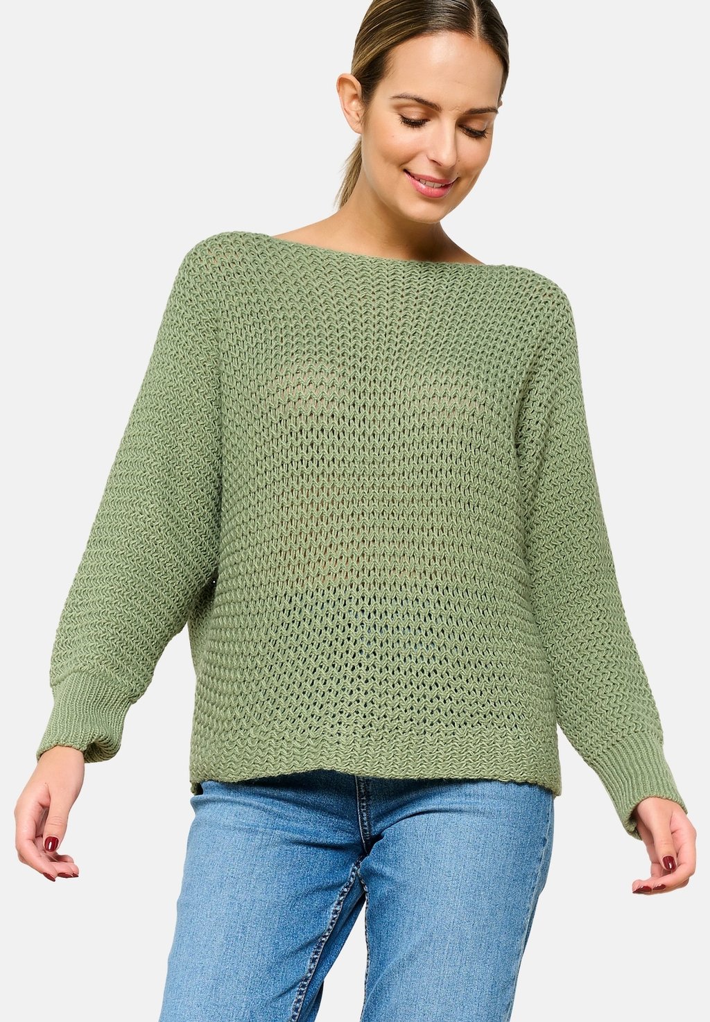 цена Вязаный свитер OPEN LolaLiza, цвет mint green