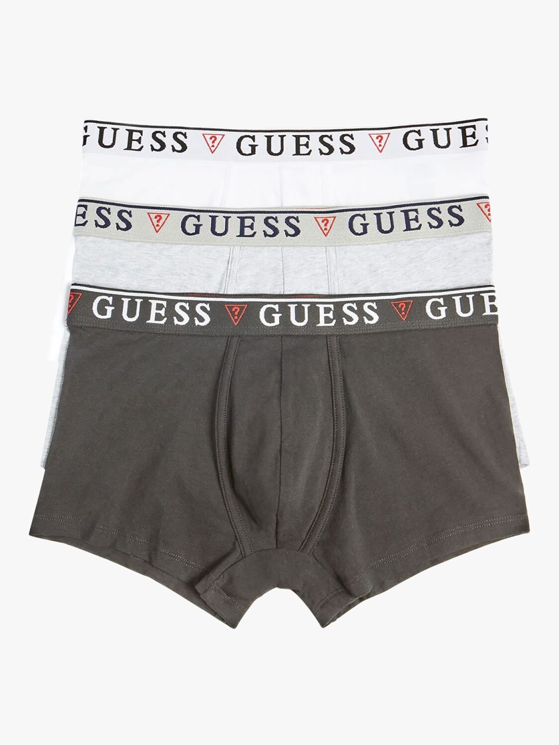 

Трусы с логотипом GUESS, черный/белый/серый