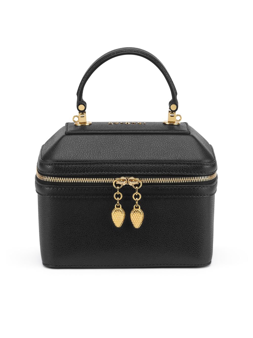 

Кожаная сумка для украшений Serpenti BVLGARI, черный
