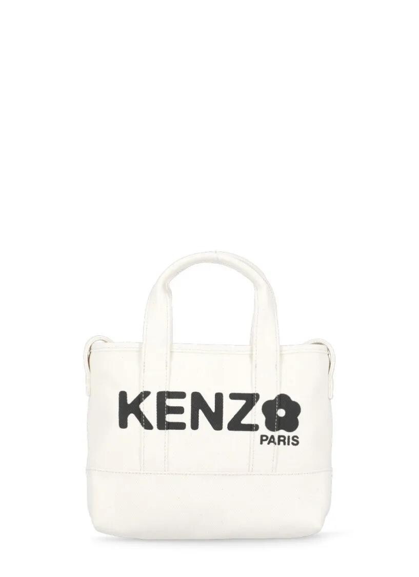 

Миниатюрная хозяйственная сумка тоут Kenzo, бежевый
