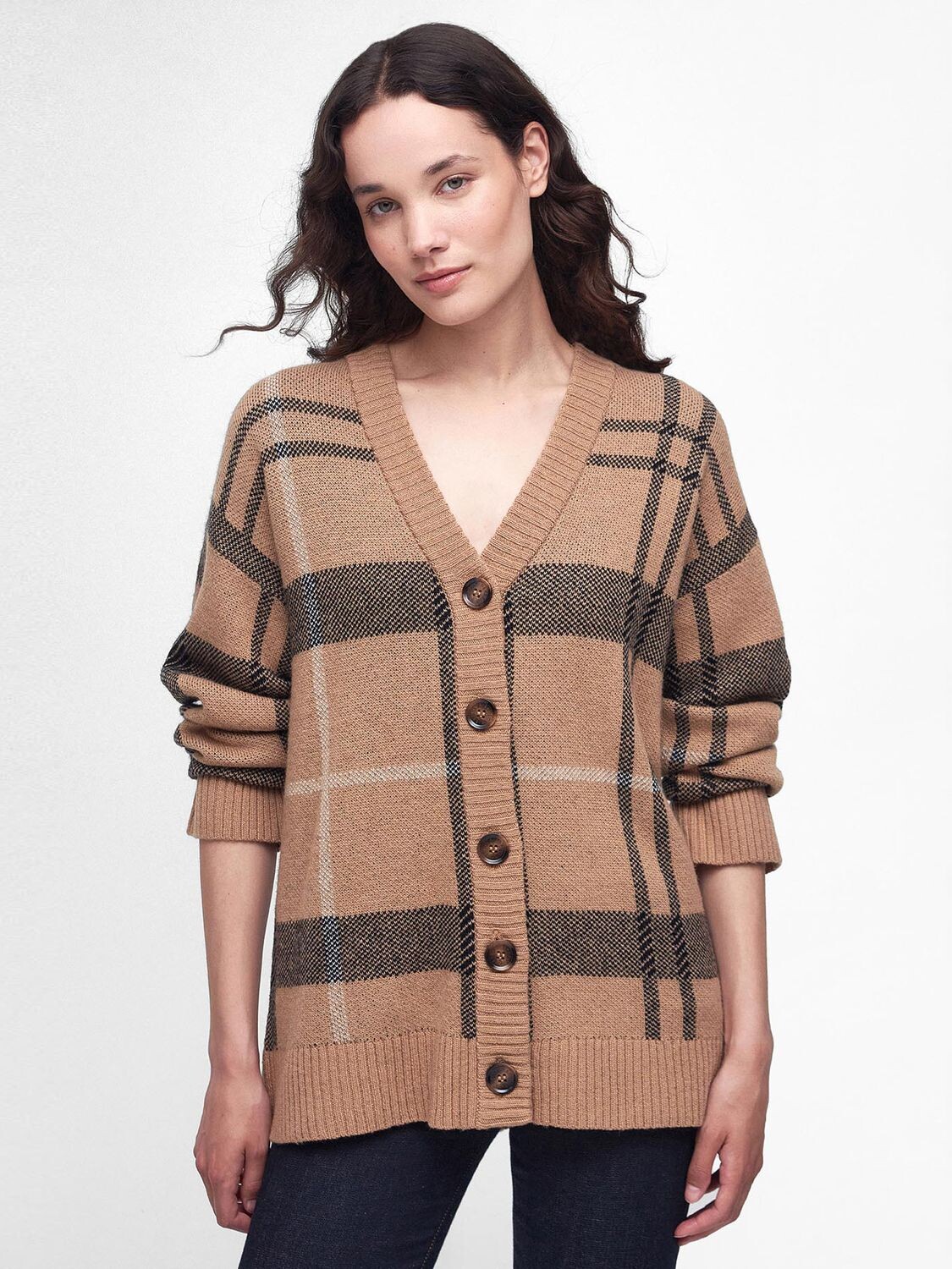 

Жаккардовый кардиган в клетку Alberta Barbour, мульти
