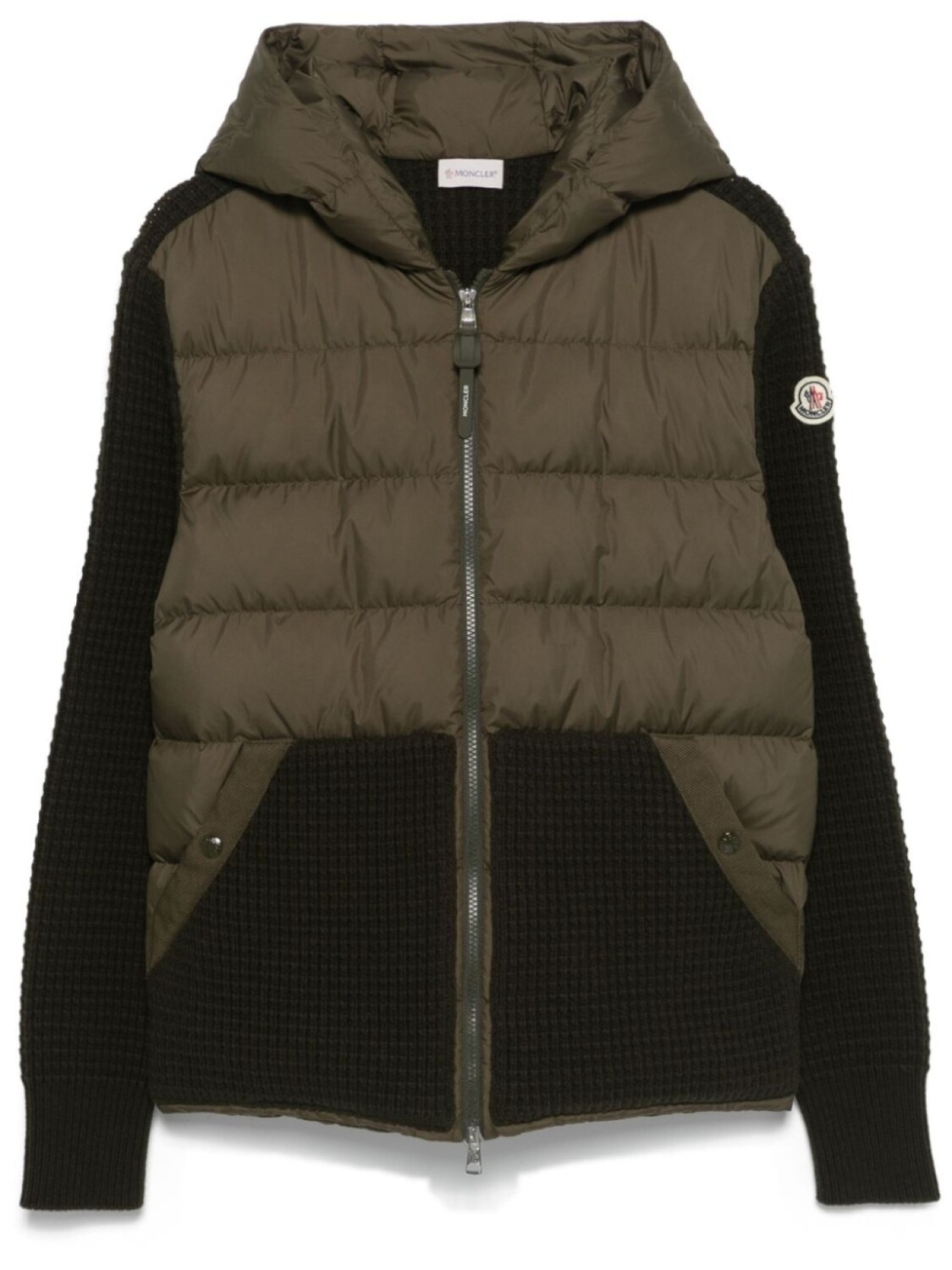 

Пиджак со вставками Moncler, зеленый