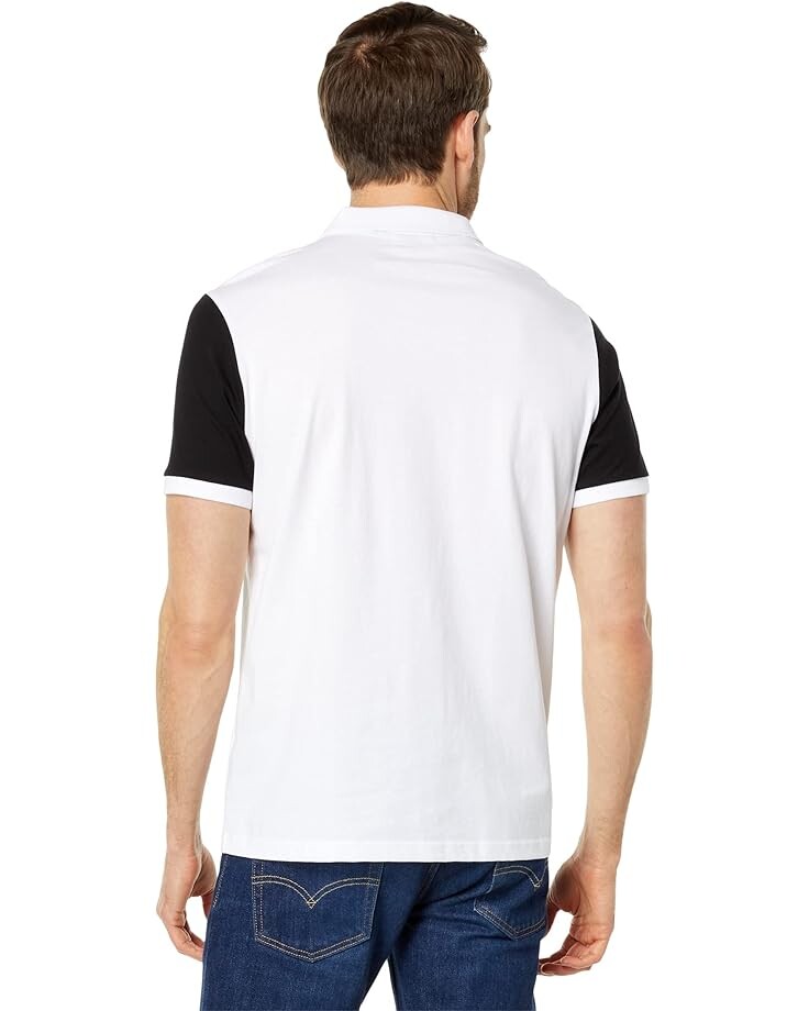 

Рубашка U.S. POLO ASSN. Jersey Three-Color Color-Block Knit Shirt, черный