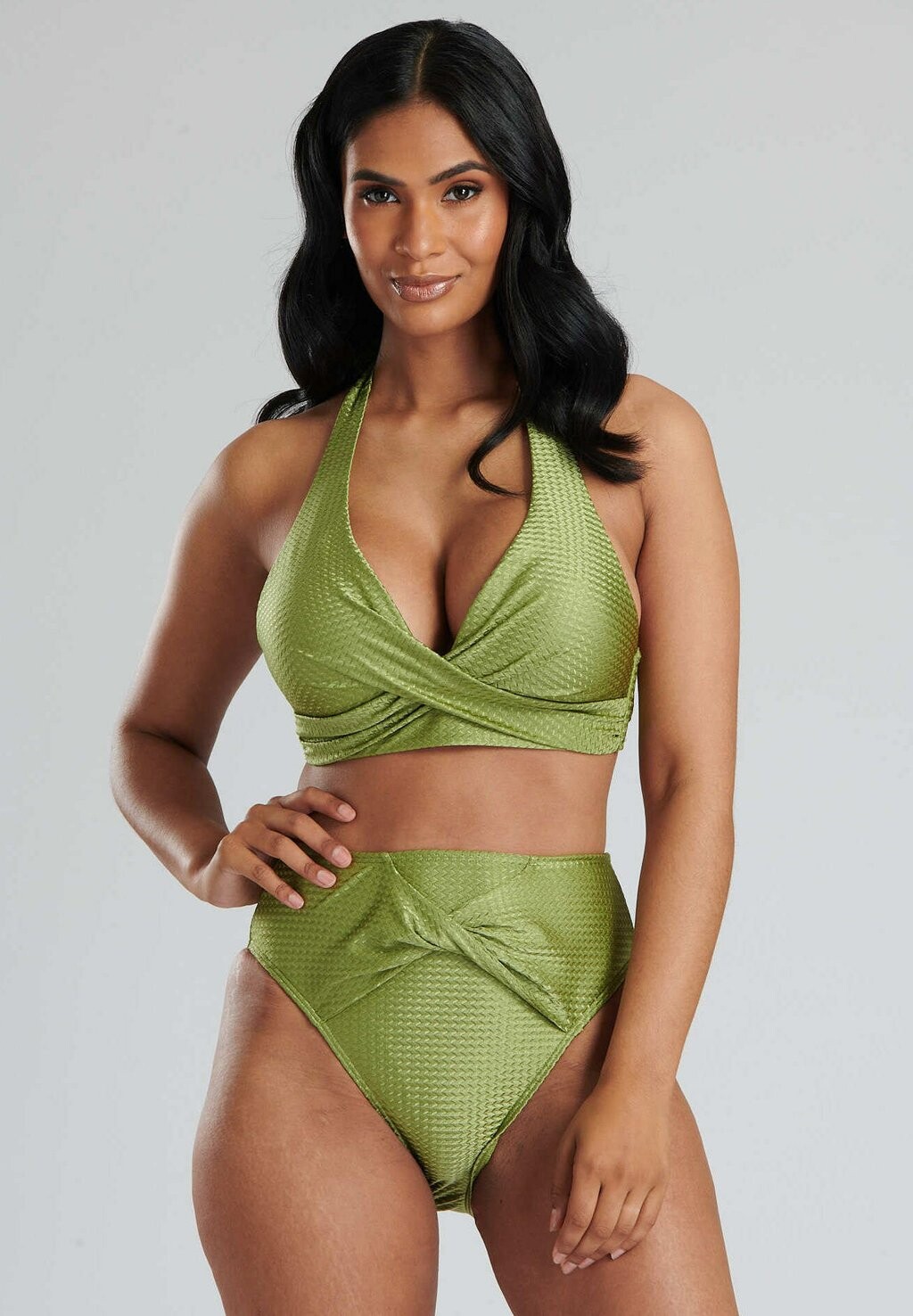 

Бикини SETS TWIST HIGH WAIST South Beach, цвет olive
