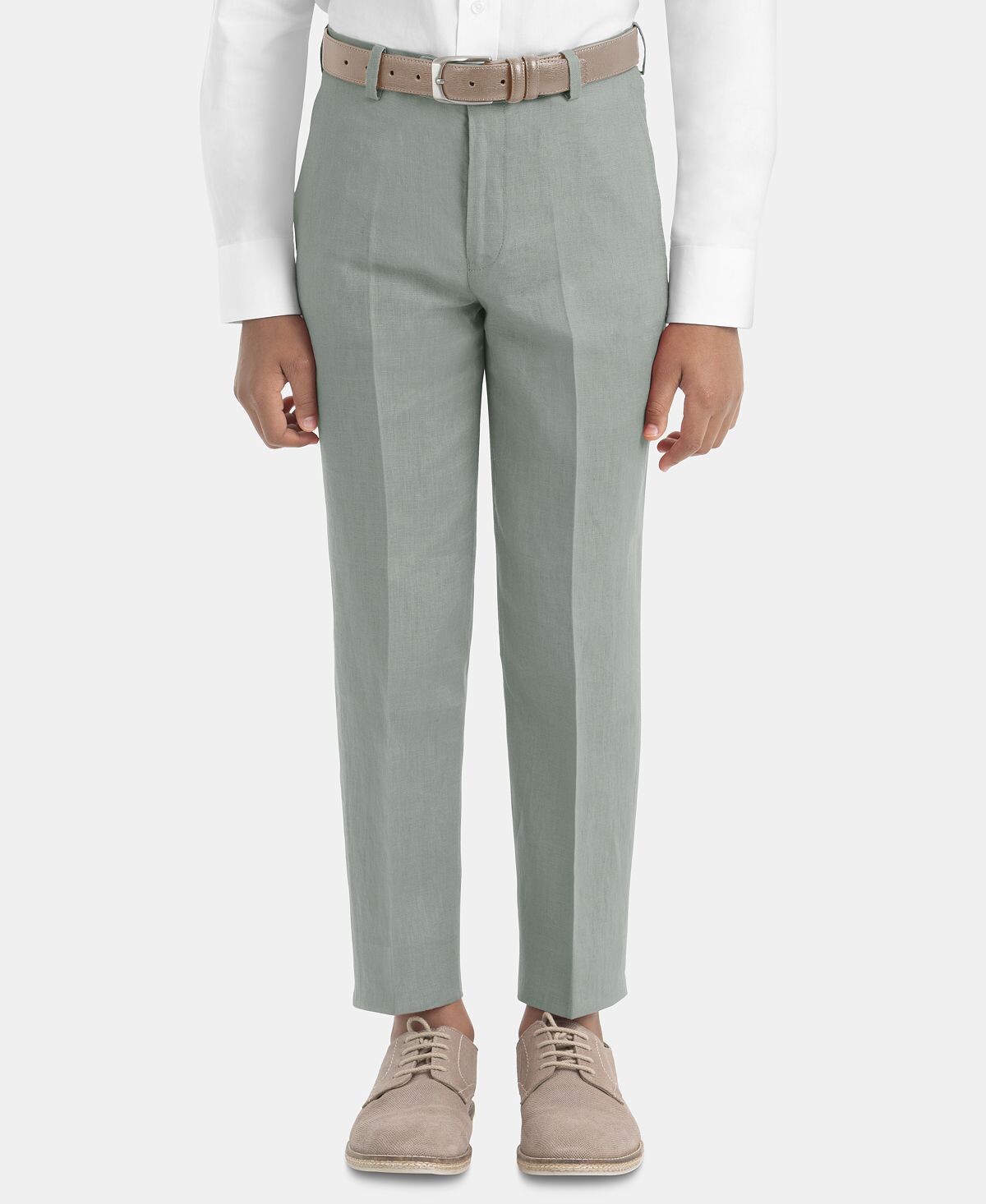 

Прямые льняные классические брюки для маленьких мальчиков Lauren Ralph Lauren