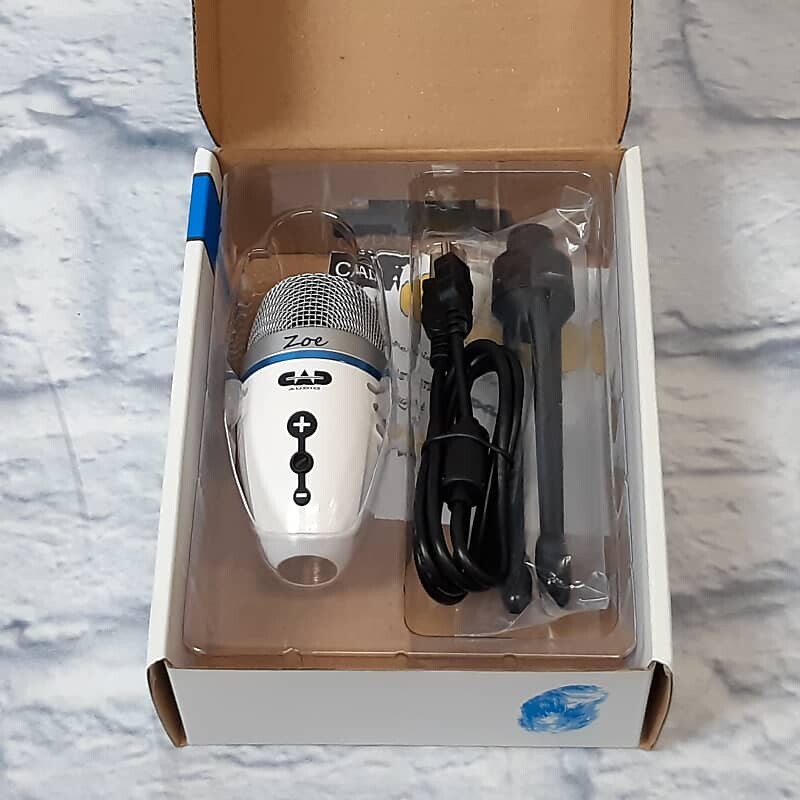 

Конденсаторный микрофон CAD ZOE USB Digital Condenser Microphone w/TrakMix Headphone Output