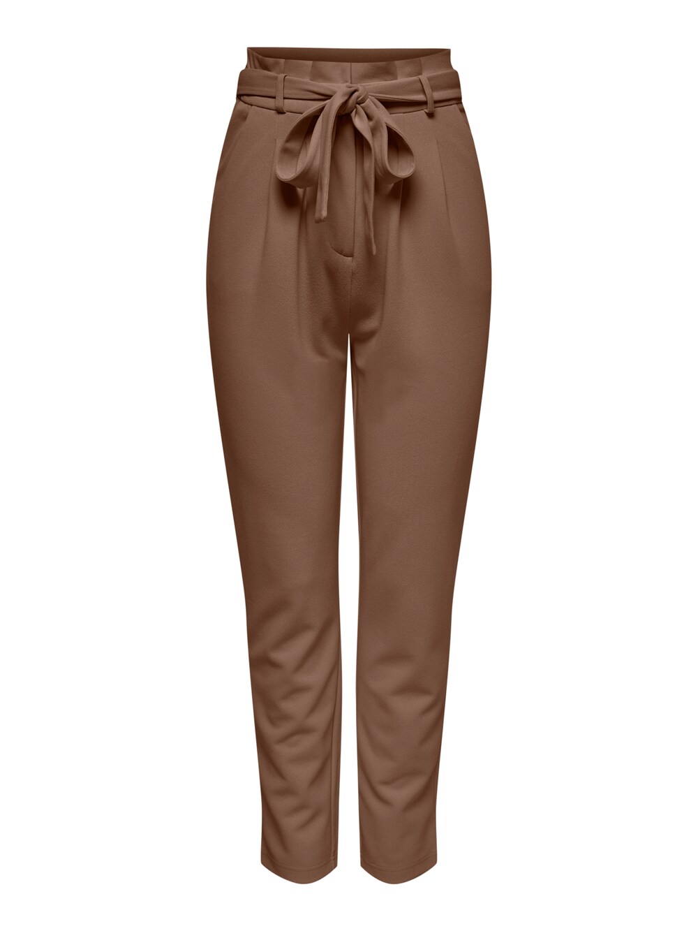 Зауженные брюки со складками спереди JDY Tanja, коричневый