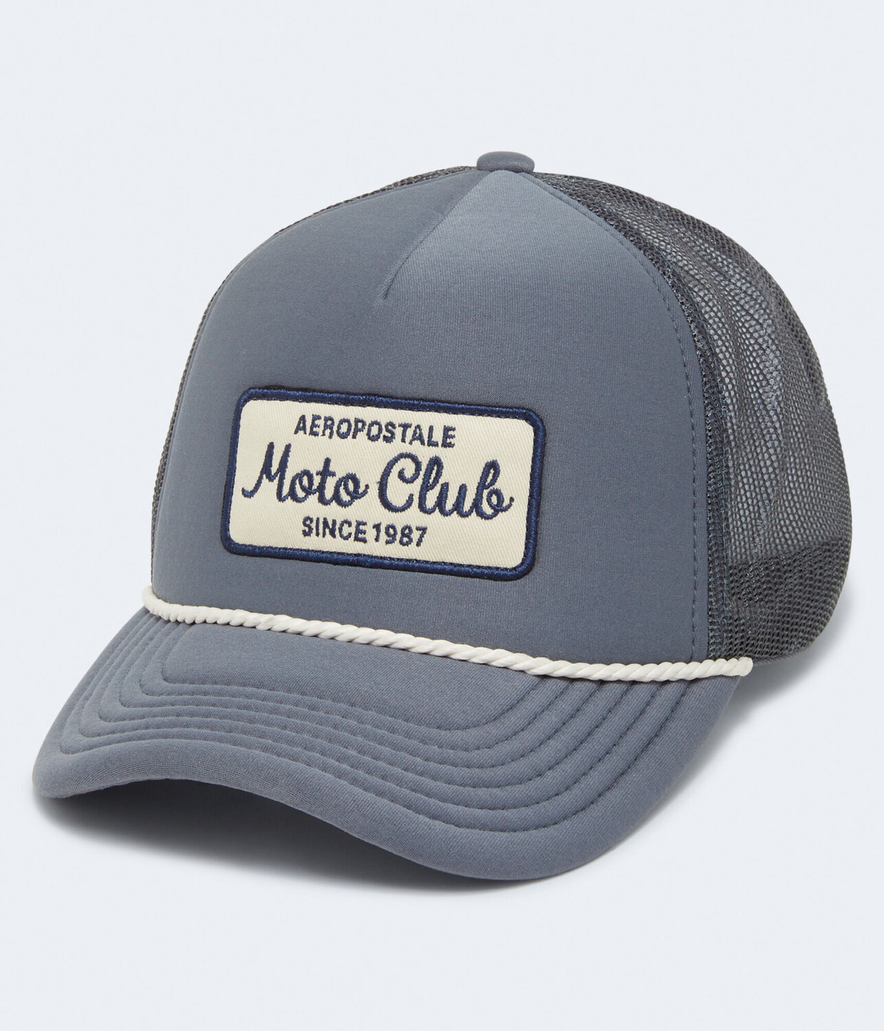 

Регулируемая кепка дальнобойщика из пеноматериала Moto Club Aeropostale, синий