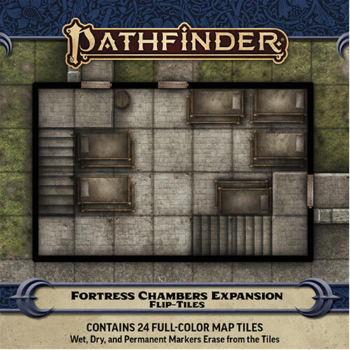 

Игровое поле Pathfinder Flip-Tiles: Fortress Chambers Expansion Paizo Publishing