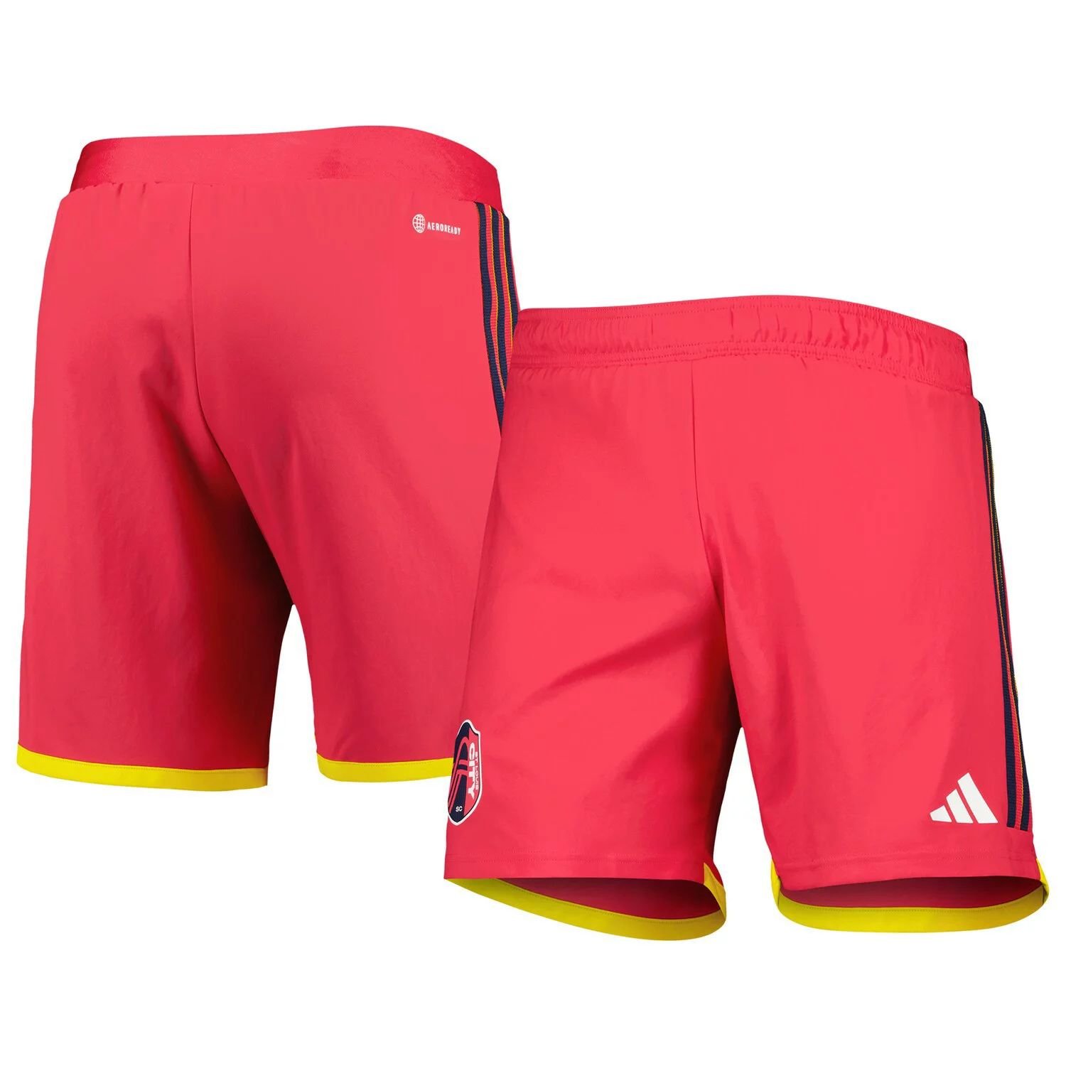 

Мужские красные шорты St. Louis City SC 2023 Home AEROREADY Authentic Shorts adidas