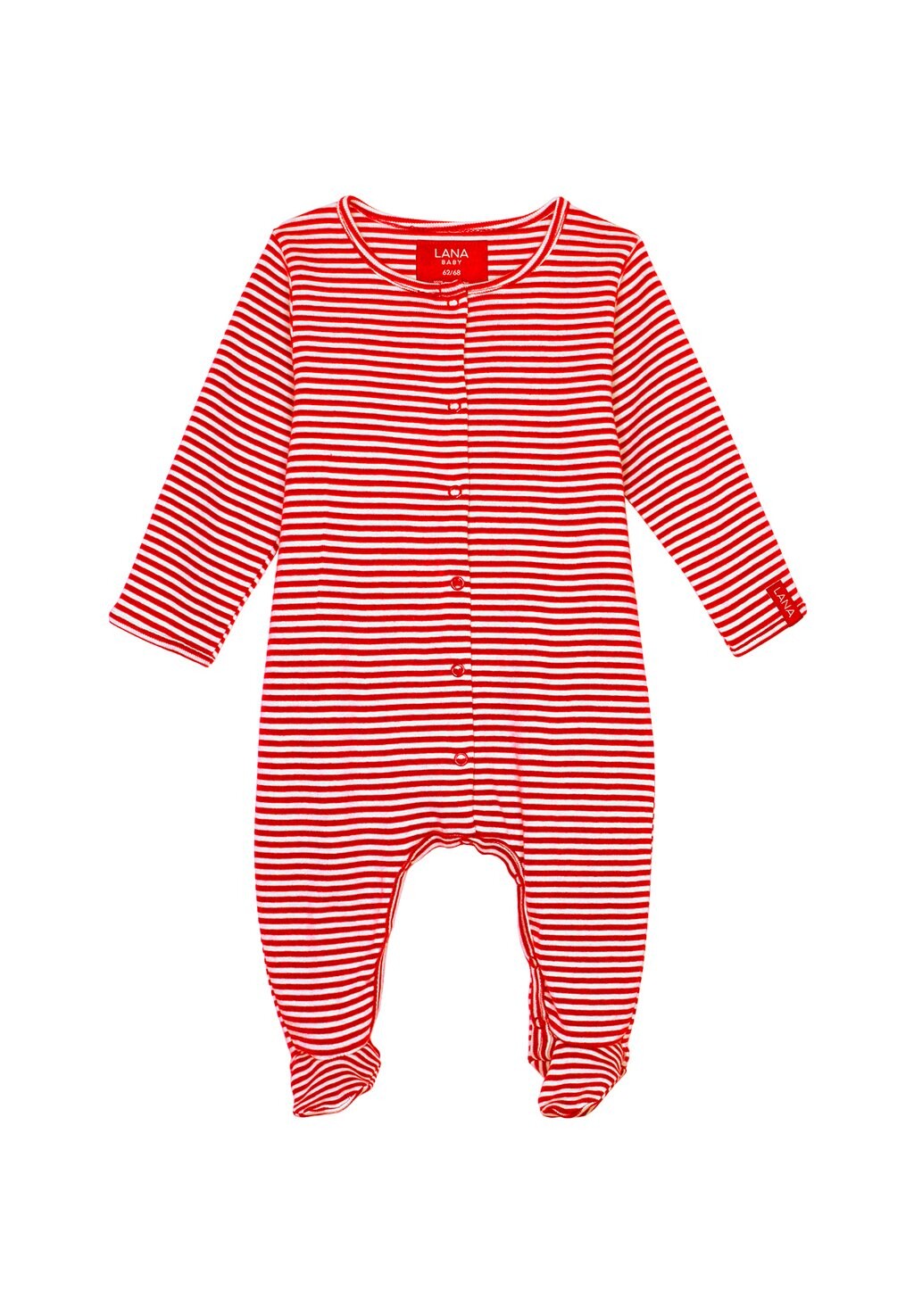 цена Комбинезон OVERALL MERLE MIT FUSS Lana Organic, цвет tomate ecru