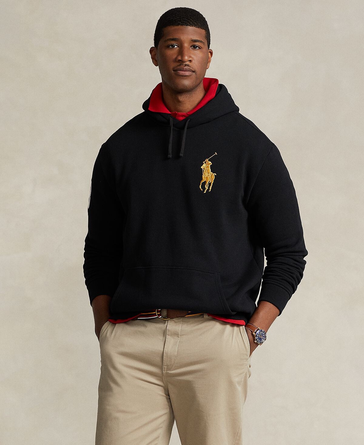 

Мужская флисовая толстовка Big & Tall Big Pony Polo Ralph Lauren