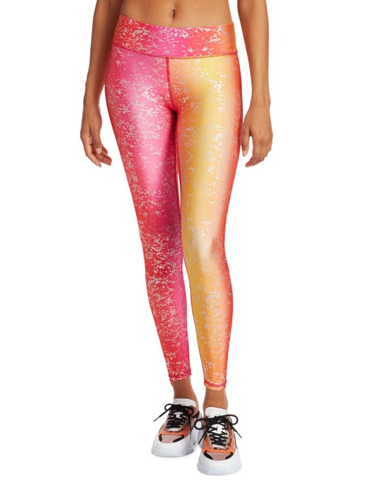 

Леггинсы из фольги в стиле балаяж Terez, цвет Pink Multi