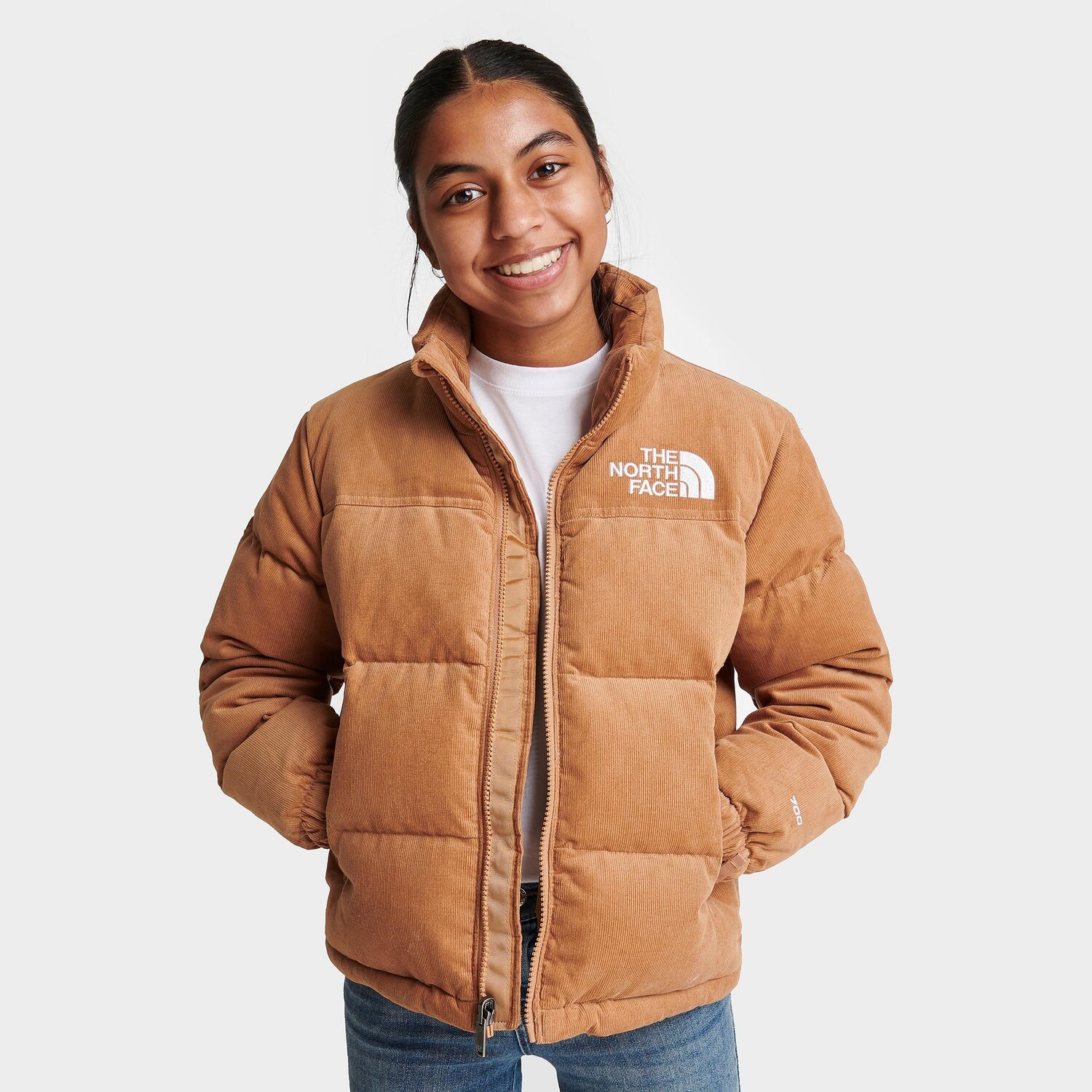 

Детская куртка Nuptse в стиле ретро 1996 года The North Face, коричневый
