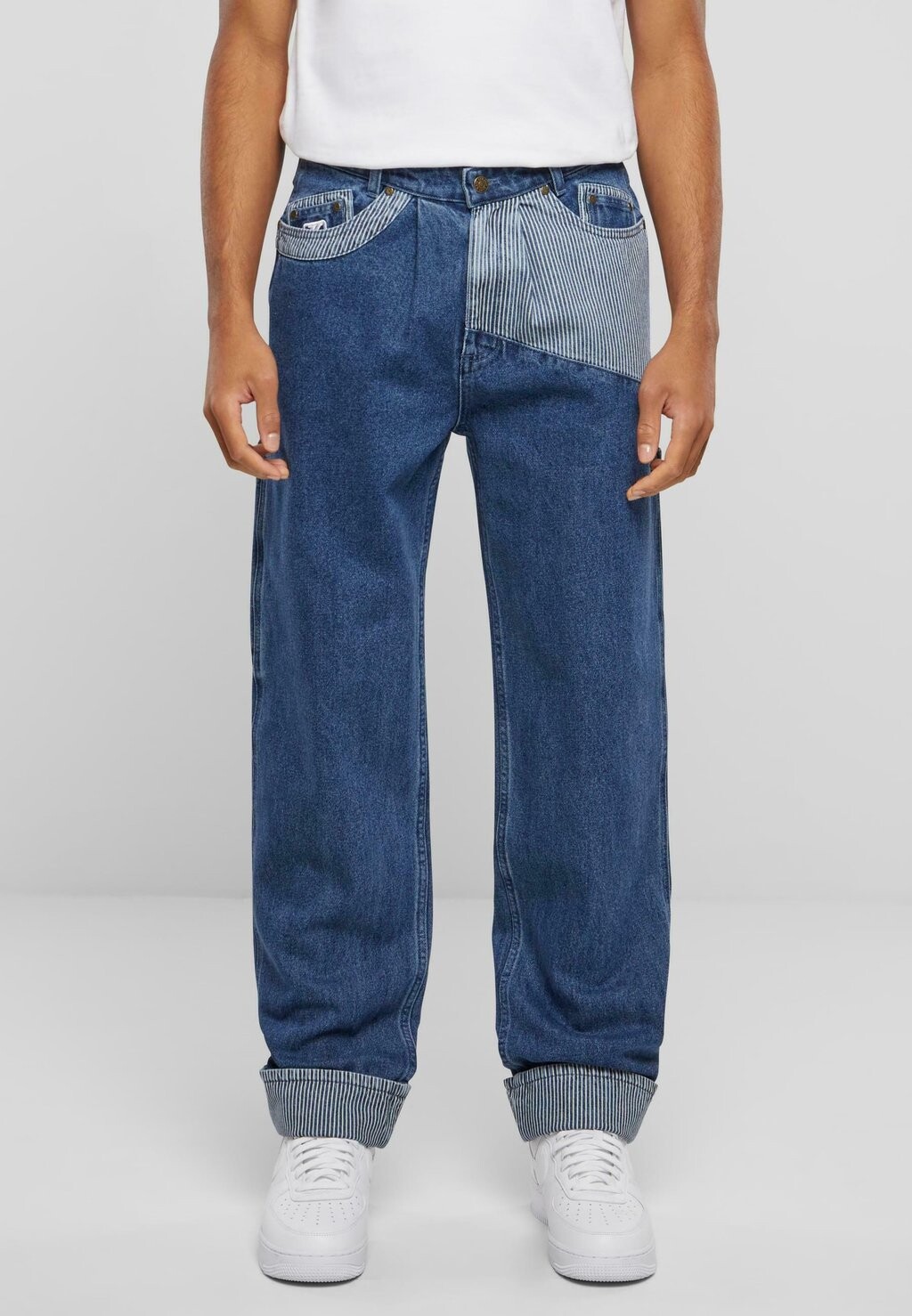 

Джинсы Baggy Stripe Block Baggy Workwear Karl Kani, цвет blue white