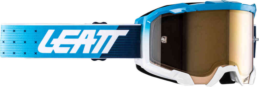Очки для мотокросса Velocity 4.5 Iriz Classic 2024 Leatt, светло-синий/темно-синий очки leatt velocity 5 5 iriz мотокросс сине красные