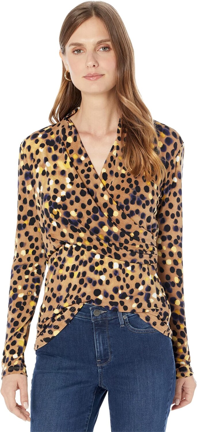 

Пуловер Блузка DKNY, цвет Toffee Multi