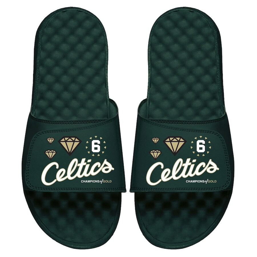 

Шлепанцы ISlide Boston Celtics, зеленый
