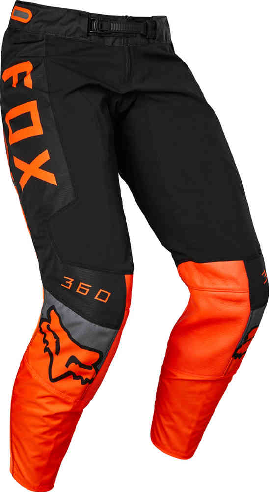 Молодежные брюки для мотокросса 360 Dier FOX, черный/оранжевый