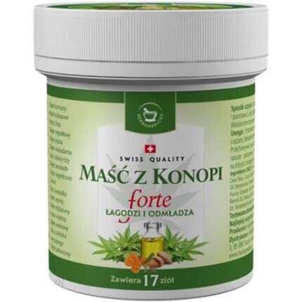 

Herbamedicus Конопляная мазь Форте для сухой кожи, морщин, прыщей, псориаза, 125 мл