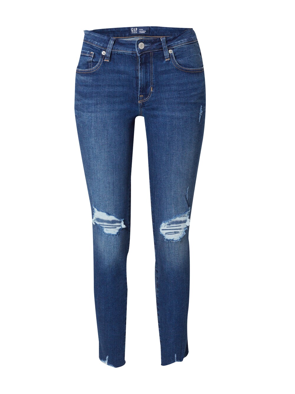 Узкие джинсы Gap, синий узкие джинсы gap черный
