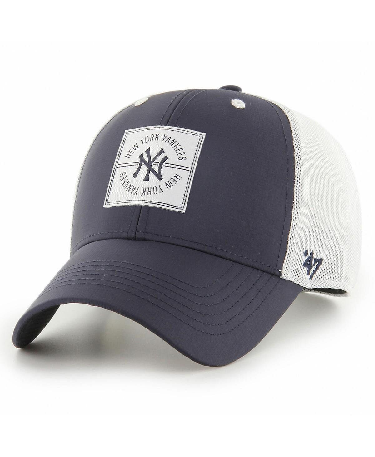 

Мужская темно-синяя регулируемая кепка New York Yankees Disburse MVP Trucker '47 Brand
