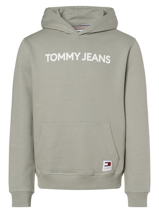 

Пуловер с капюшоном Tommy Jeans, зеленый
