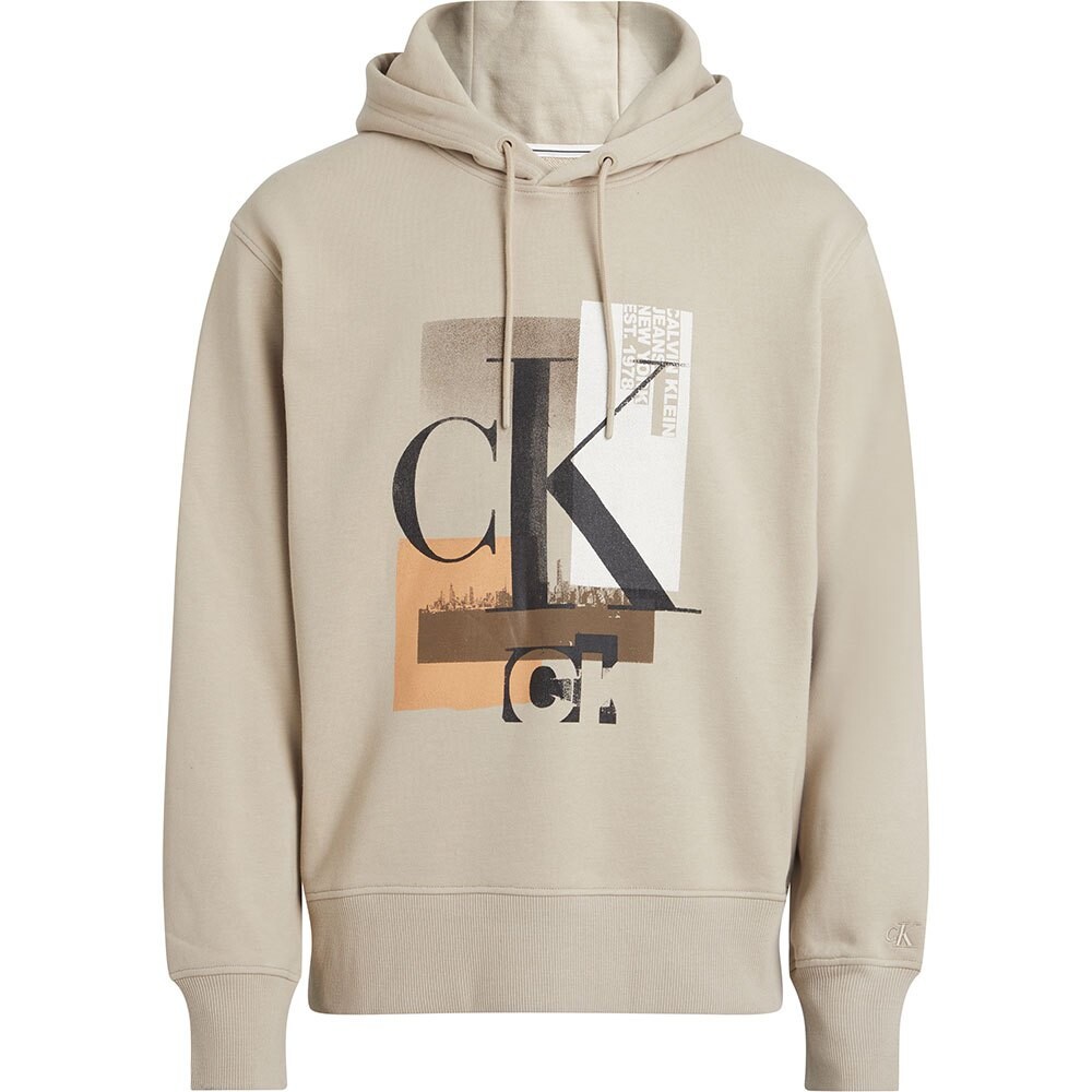 

Худи Calvin Klein Jeans Connected Layer Landscape, бежевый