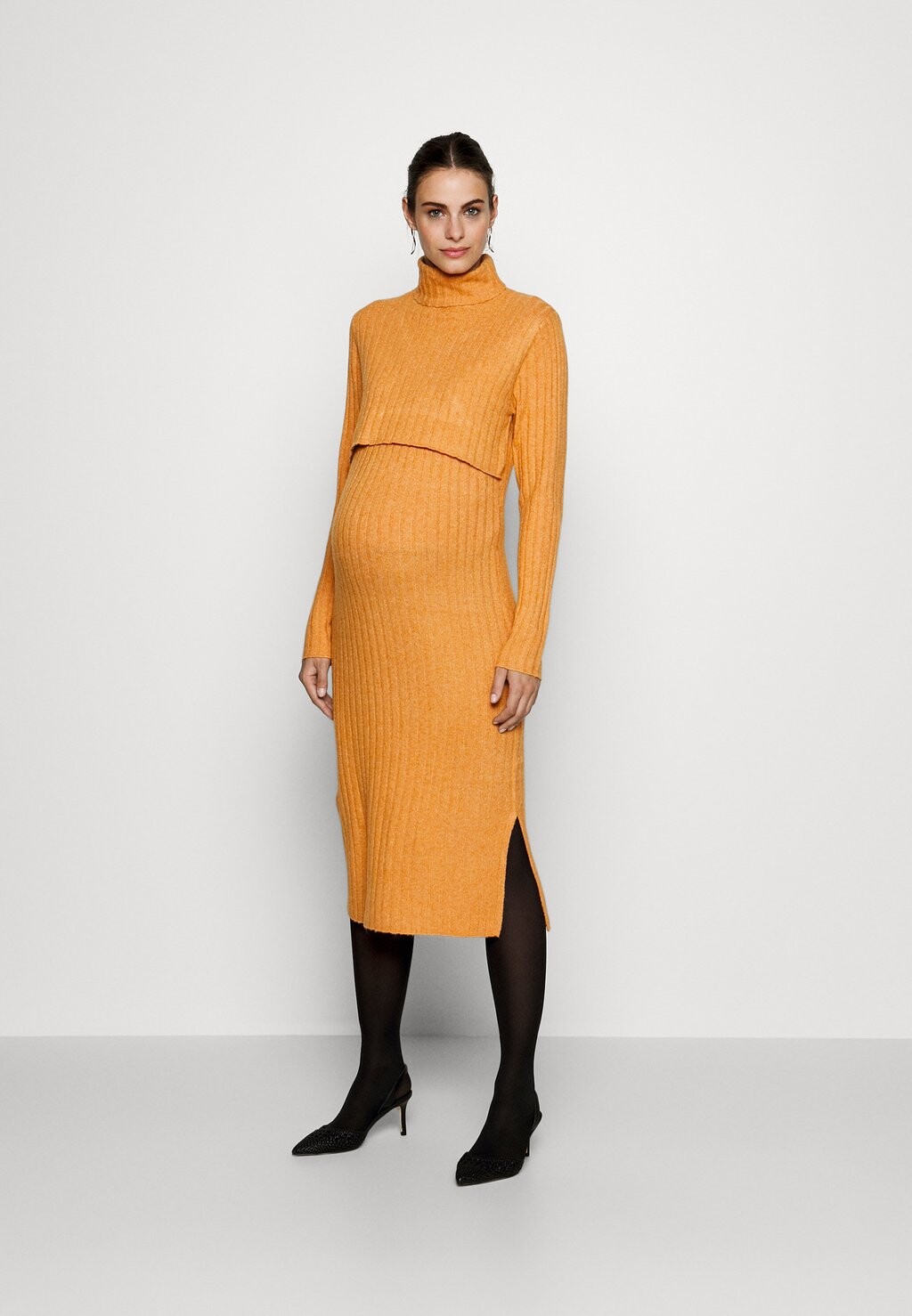 

Платье MAMALICIOUS MLSUNIVA JUNE MIDI DRESS, золотистая охра