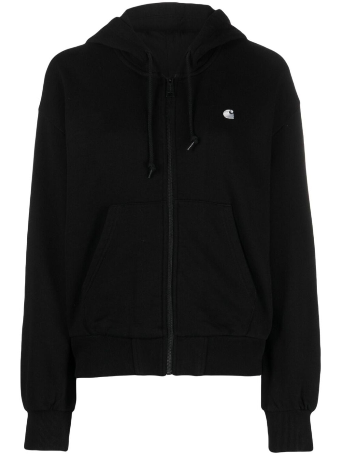 

Carhartt WIP худи на молнии с вышитым логотипом, черный