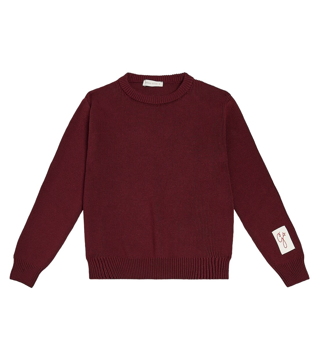 

Хлопковый свитер Golden Goose Kids, бургундия