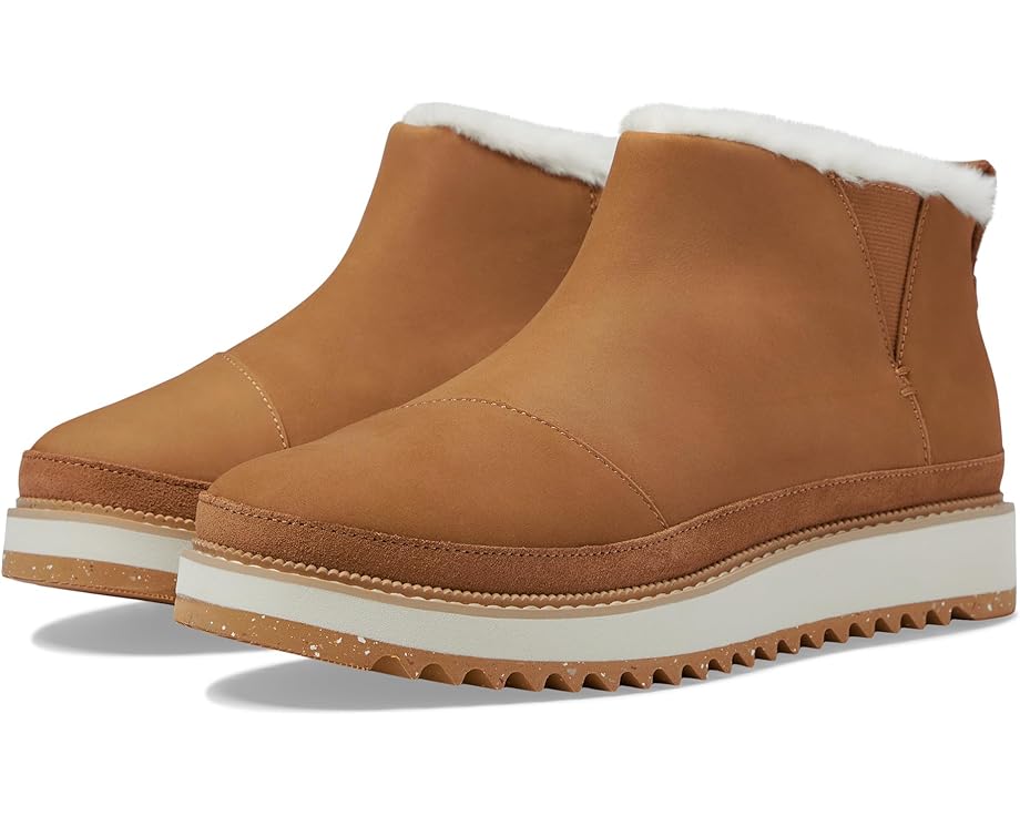 Ботинки TOMS Marlo, цвет Water-Resistant Tan Leather/Suede