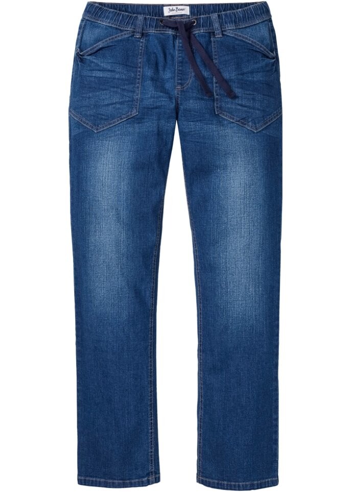 

Джинсы свободного покроя удобного прямого кроя John Baner Jeanswear, синий