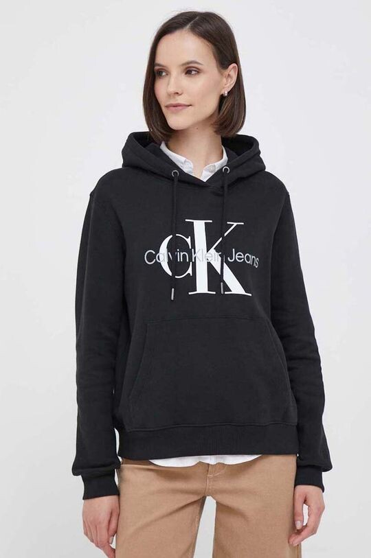 

Хлопковая толстовка Calvin Klein Jeans, черный