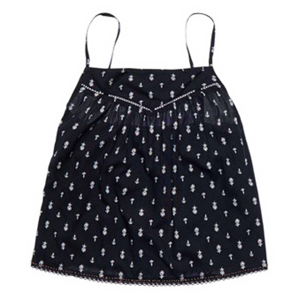 

Футболка без рукавов Superdry Vintage Embellished, черный