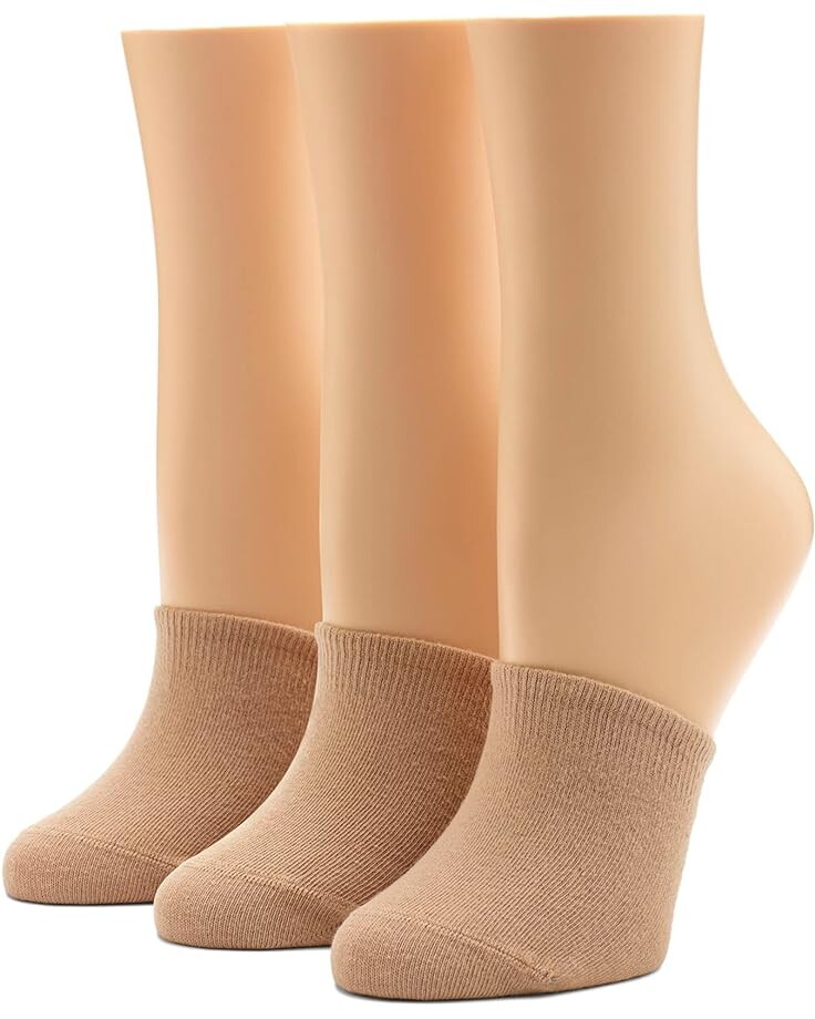 

Носки HUE Cotton Toe Topper 3-Pack, кремовый, Бежевый