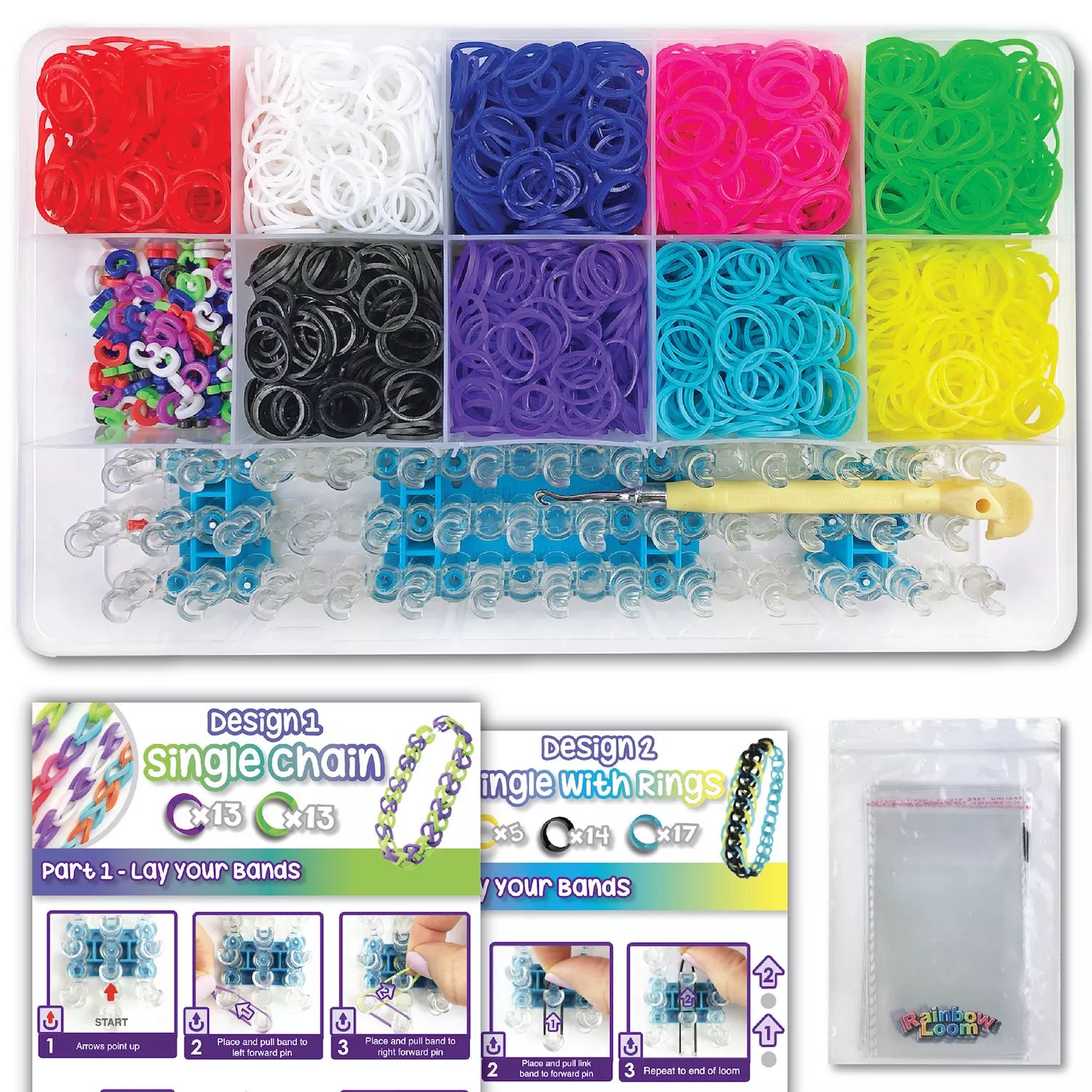 цена Комбинированный набор для изготовления браслетов Rainbow Loom Rainbow Loom