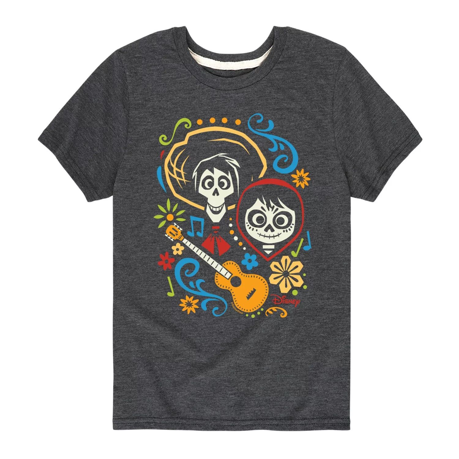 

Футболка с рисунком Гектора и Мигеля Disney/Pixar Coco Boys 8–20 Licensed Character, серый