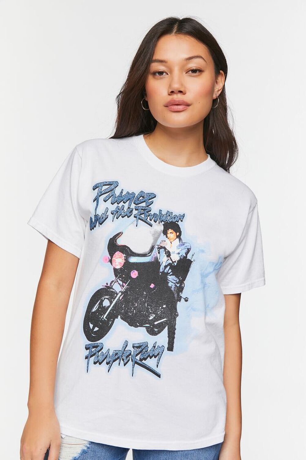 

Футболка с рисунком Prince & The Revolution Forever 21, белый