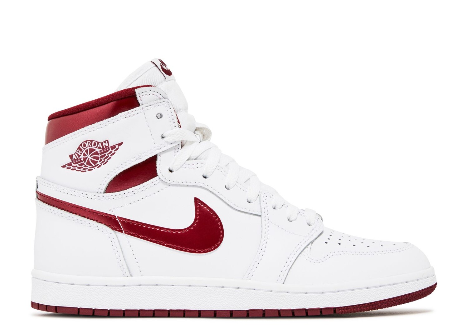 Кроссовки Air Jordan Air Jordan 1 Retro High '85 Og 'Metallic Burgundy', белый кроссовки zara retro high top белый