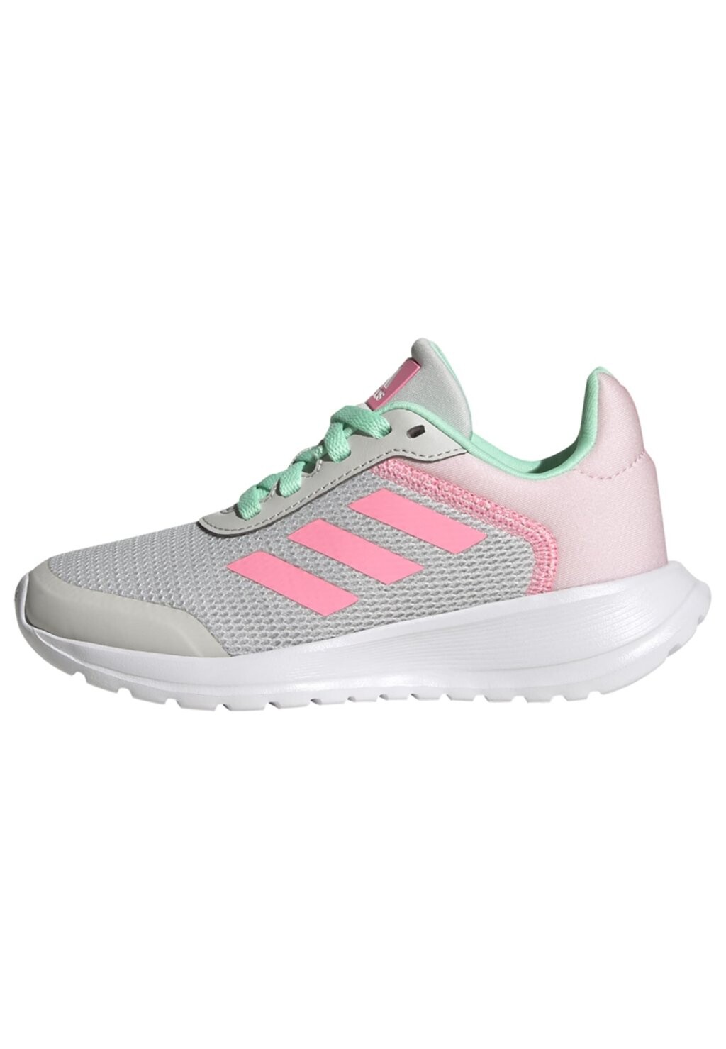 

Кроссовки нейтральные Tensaur Run Adidas, цвет grey one beam pink pulse mint