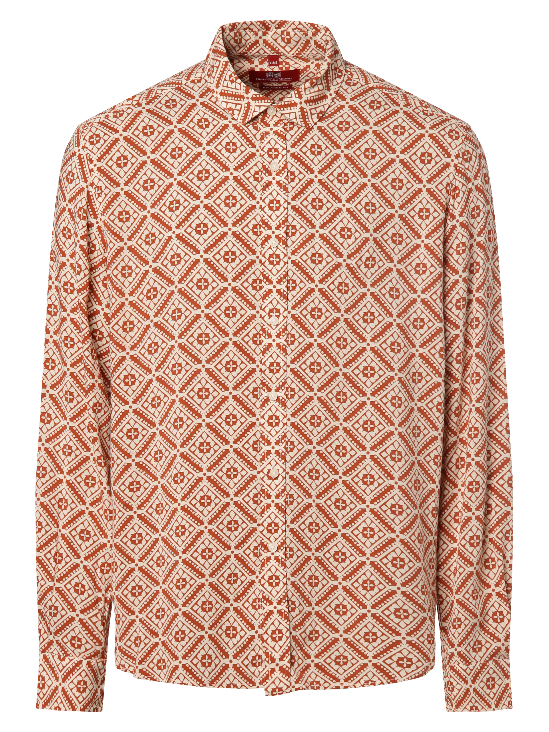 Рубашка Finshley & Harding London, оранжевый цена и фото