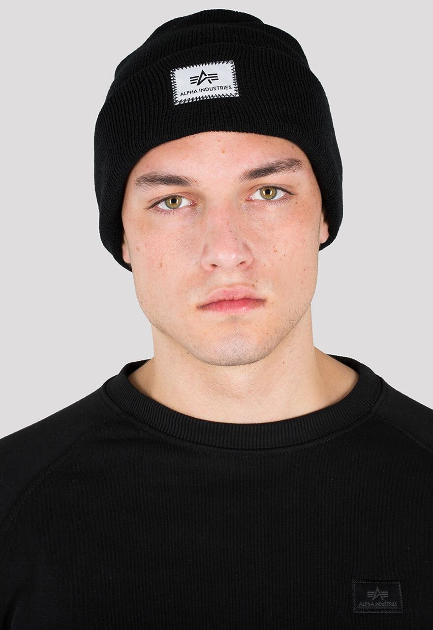 

Кепка Alpha Industries X Fit Beanie, черный