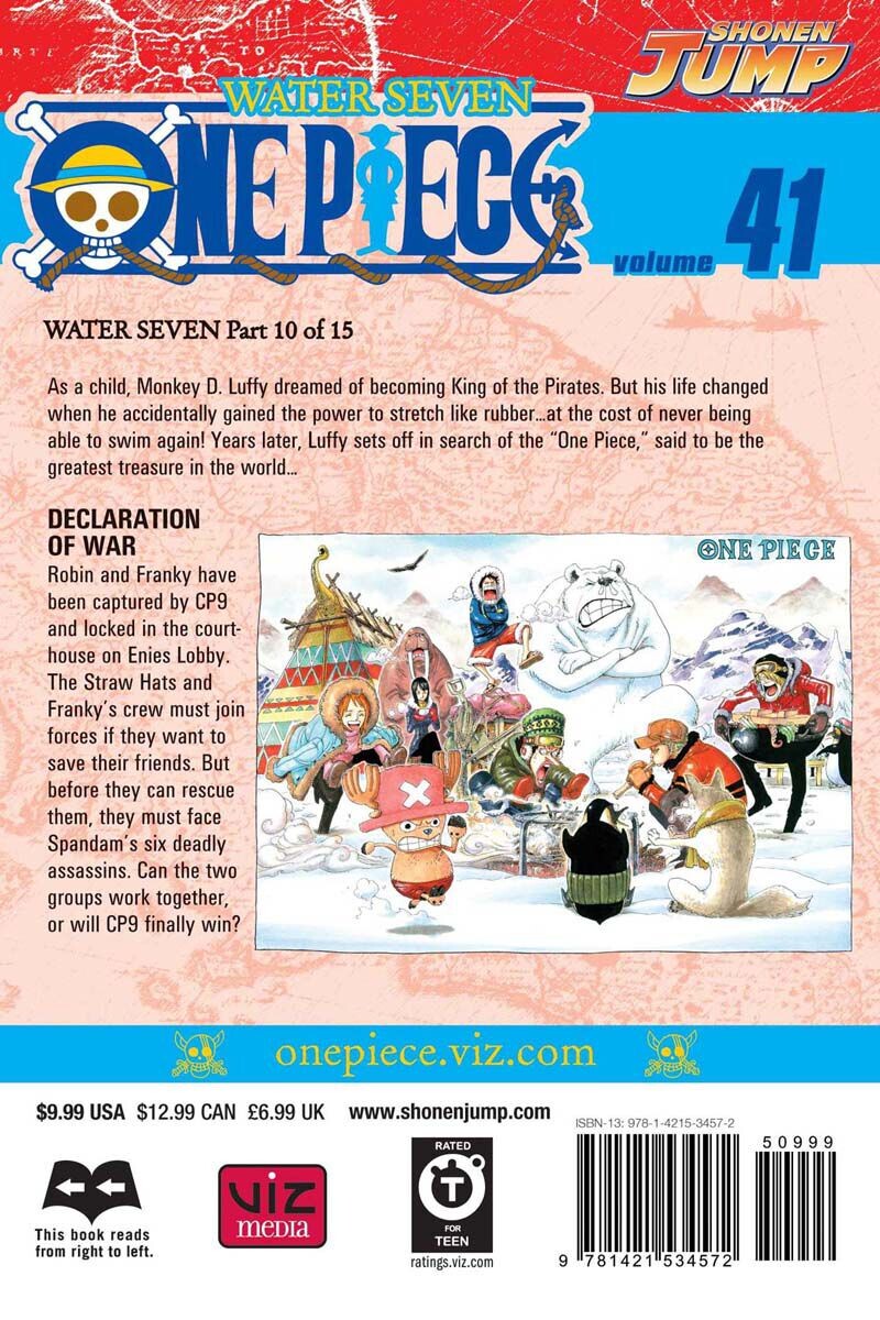 

Манга One Piece Manga Volume 41