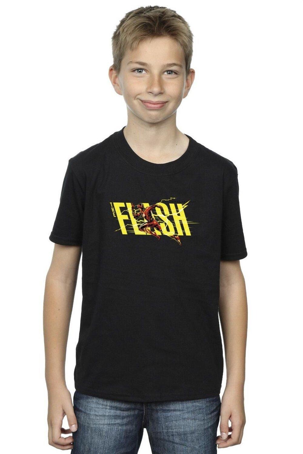 

Футболка Flash Lightning Dash DC Comics, черный