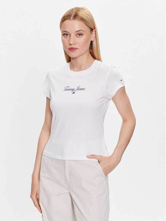 

Футболка стандартного кроя Tommy Jeans, белый