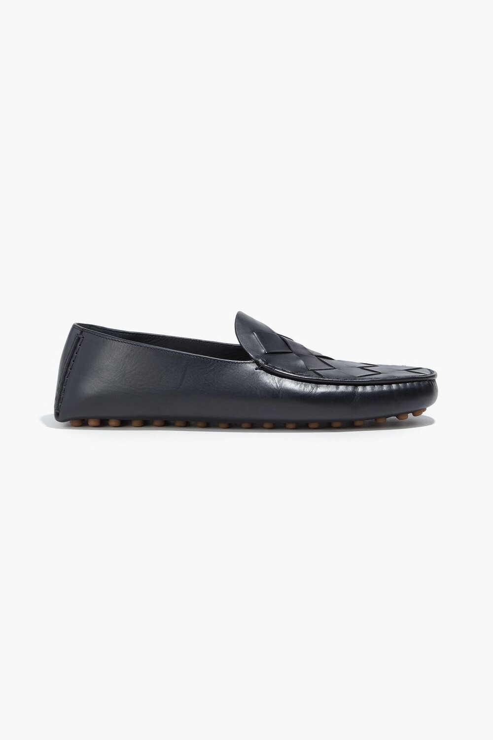 

Кожаные мокасины Douglas intrecciato BOTTEGA VENETA, черный